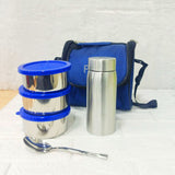 Di0385 Pexpo Classic - Stainless Steel Meal Lunch Box Set