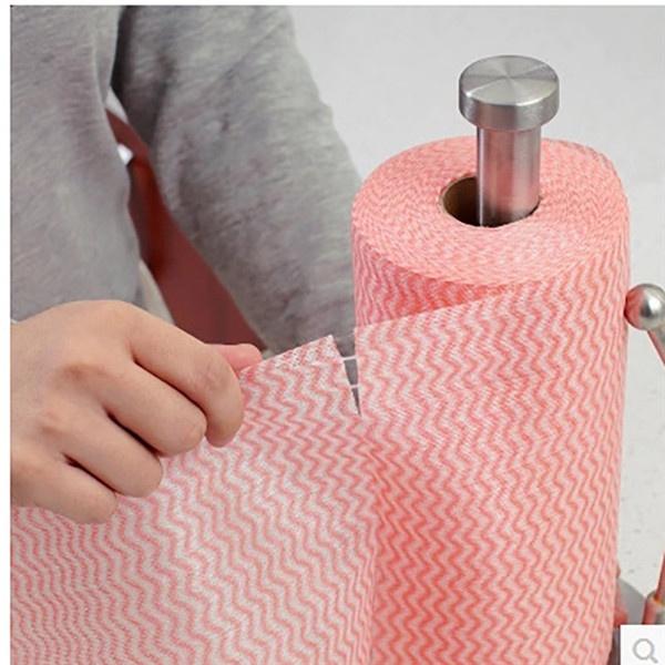 1601 Non Wooven Fabric Disposable Handy Wipe Cleaning Cloth Roll, Tissue Roll (1Pc)