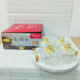 Di0150 Rishabh Super Rado Multipurpose 4 Jar Set with 360° Revolving Tray
