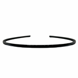 AM1105 Plastic Plain Black Headband 0.5cm