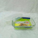AM6202 Borosil Klip N Store Rectangular Glass Container - 1.52 Ltr with Air Tight Lid
