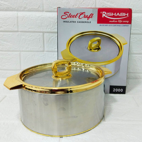 Di0181 Rishabh Steel Craft Insulated Casserole - 2000ml