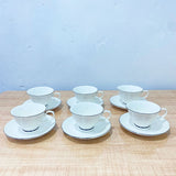 AM5957 Elegant Cup & Saucer Set Of 12 Pieces – Timeless Design for Tea & Coffee Moments