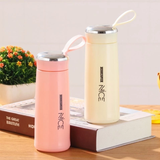 6955 Nice Water Bottle Glass Liner Creative Thermos 400ml