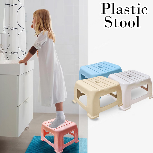 AM6325 ABC UNBREAKBLE PLASTIC STOOL FOR KIDS 28x16cm