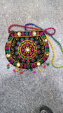 3899 9inch Traditional Purse, Rajasthani Jaipuri Cotton handle Bag, Ethnic Stylish Designer Handicrafted Handbag for Women & Kids stylish design