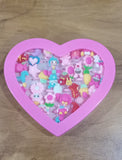 Am1110 Kids  Cartoon Pretend Play Toy Rings in a Heart Shape Box (36 Pcs)