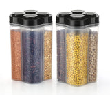 AM3796 Plastic Lock Food Storage 4 Section Container 2500ml