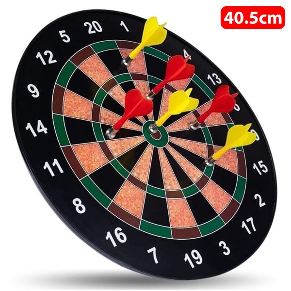 AM0868 Premium Magnetic Dart Board with Darts (40.5cm)