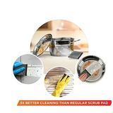 AM2479 Good Home Ultra Sponge Scrub Pad Cleans Touch Stains Extra Strong Steel Loops 1 Pcs