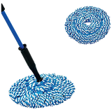 AM2499 Gala Microfiber Twist Mop & Plastic With Rod 1 Pcs