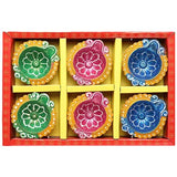 AM0208 Handmade Decorative Diyas For Diwali Decoration (6 Pcs)