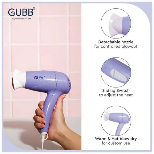 AM2117 Gubb Hair Dryer GB-128 2 Heat Setting Gloossy Smooth Tresses Dual Hot Setting 2 Years Warranty 6 Month Replaceable Warranty