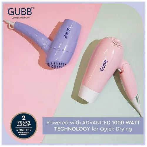 AM2117 Gubb Hair Dryer GB-128 2 Heat Setting Gloossy Smooth Tresses Dual Hot Setting 2 Years Warranty 6 Month Replaceable Warranty