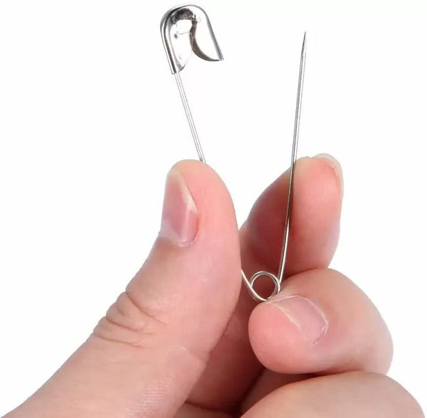 Safety Pins Bulk for Clothes, Sewing (Silver)