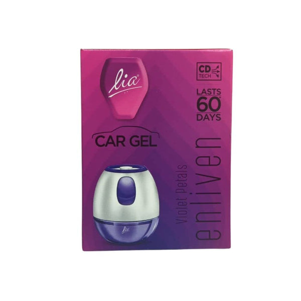 AM0795 Lia Voilet Petals Enliven Gel Car Air Freshener 45gm