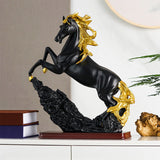 AM5933 Luxury Rearing Horse Sculpture – Decorative Showpiece for Home & Office