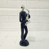 AM6134 Modern Saxophone Sculpture – Stylish Musician Figurine for Home & Office Décor