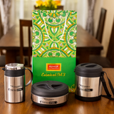Di0379 Rishabh Thermosteel Carnival Set of 3pc