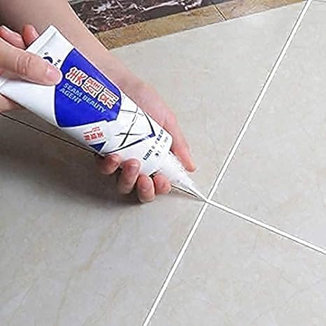 3576  Waterproof Tile Gap, Crack, Grout Filler Water Resistant Silicone Sealant for DIY Home Sink Gaps, Tiles Gaps Grouts Repair Filler Tube For Home, Office, Bathroom, Toilets (180 Ml)