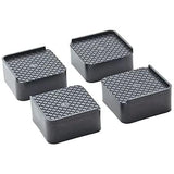 AM7269 Zamkar Heavy Duty Multi-Purpose Square Plastic Stands for Furniture & Appliances (Set of 4)