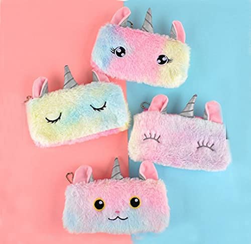 AM2148 Unicorn Pencil Pouch Pencil Pouch Storage Bag Soft Cute Pouches Cotton Pouch