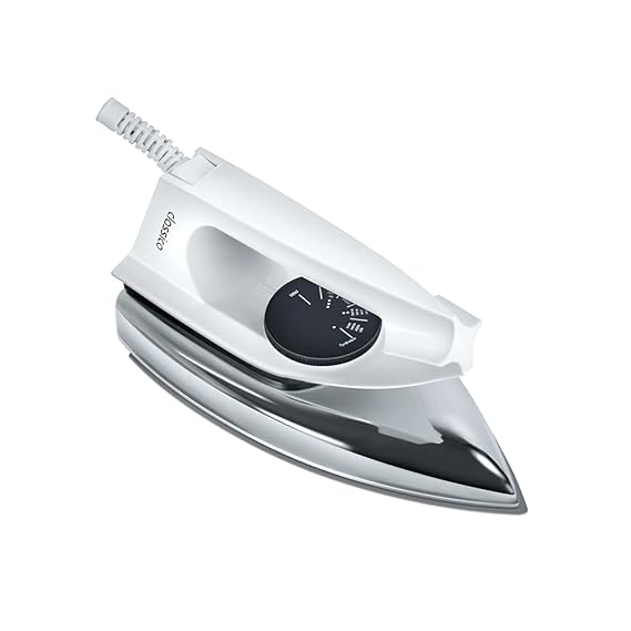 AM3641 Maharaja Whiteline 1000 Watts Classico White Dry Iron