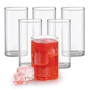 AM2697 CELLO Roma Square Tumbler glass 280ml Set of 6pcs