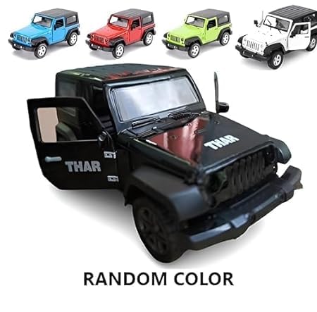 AM2938 Toys Thar Car TH-9209/ F1110-1 Metal Thar toy car full body pullback for kids Multicolour