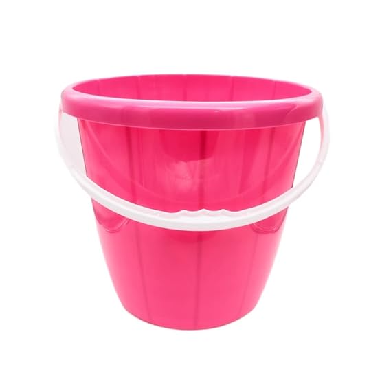 AM0950 Plastic Water Bucket With Handle plain 16Ltr