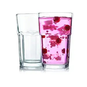 AM3329 Cello Bello Glass Tumbler 280ml Set of 6 Pcs Transparent