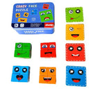 AM3615  Wooden Crazy Face Puzzle Pack of 1 Pcs