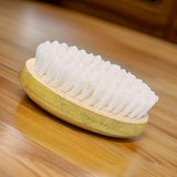 AM2802 Clothes Washing Scrubbing Brush Spotting Brush Wooden Wet and Dry Brush Pack of (1)