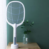 3376 2-in-1-Mosquito Racket  Rechargeable Battery Handheld Fly Swatter-(Including Stand)