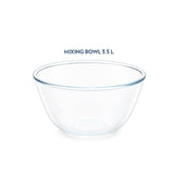 AM5174 Borosil Serving & Mixing Bowl 3.5 Ltr