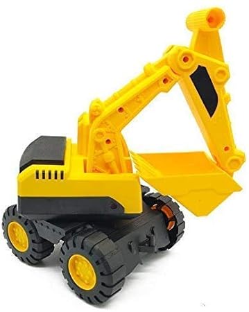 AM2879 Pastics Excavator Toy 0002 Truck Toy for Kids Plastic Friction Powered Excavator