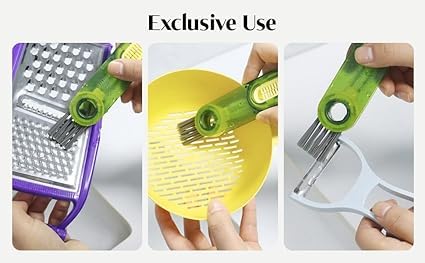 3938 3 in 1 Multifunctional Cleaning Brush ,Cup Cleaning Brushes