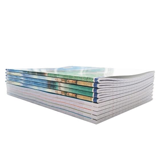 Am0469 136 Pages A4 Size Single Line Ruled Notebook (29 x 20 cm)pack of 12 | Ruled Notebooks for Writing | Register Notebook for Students | Pack Set of 12