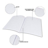 Am0471  140 pages A4 size notebook(21x29.5)cm/ single line/ pack of 6