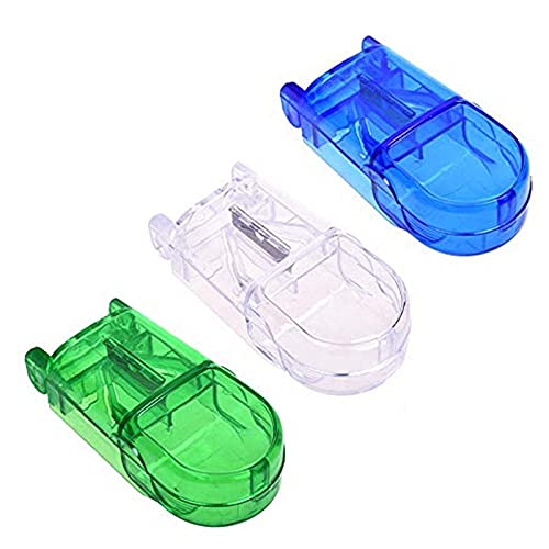 AM2046 Gubb Pill Cutter With Storage Cuts Tablets Into Half Travel Friendly Multicolor