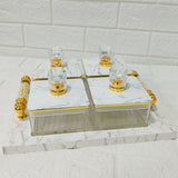 Di0190 Rishabh Super Rafel Deluxe 4 Multipurpose Container Set with Tray