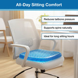 AM7806 Cushion Seat Flex Pillow, Gel Orthopedic Seat Cushion Pad (Egg Sitter)