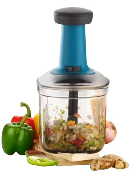 10195 2in1 Press Vegetable Choppers for Kitchen (1100 ML)