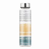 AM5176 Borosil Artisan Series Glance 550 Ml Wide Mouth Glass Bottle with Metal Lid - Store Water, Lassi, Juice, Smoothies
