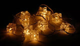 AM2252 Ice Cube LED String Lights - 10 Feet String Lights with Plug for Decoration