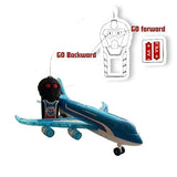 AM5186 A-787 RC Airplane Toy Exciting Full-Body Lights & Realistic Sounds for Kids (Blue)