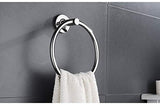 3907 Silver Towel Round Ring Holder