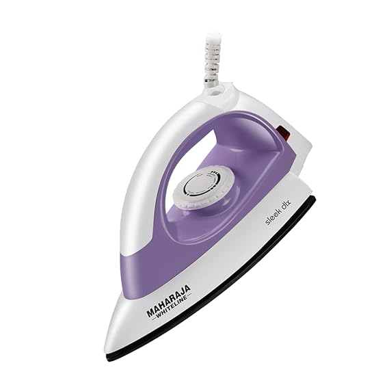 AM3642 Maharaja Whiteline 1000 Watts Sleek Dlx Pro Dry Iron 1 Pcs