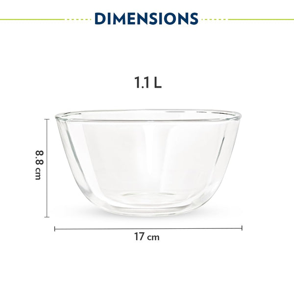 AM3689 Borosil 1.1L Serving & Mixing Square Bowl (BGFGBBWL0002)