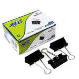AM2174 Black Clip 12Pcs Binder Clip 41mm